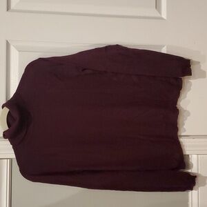 Talbots knit turtleneck rayon sweater in Plum size X